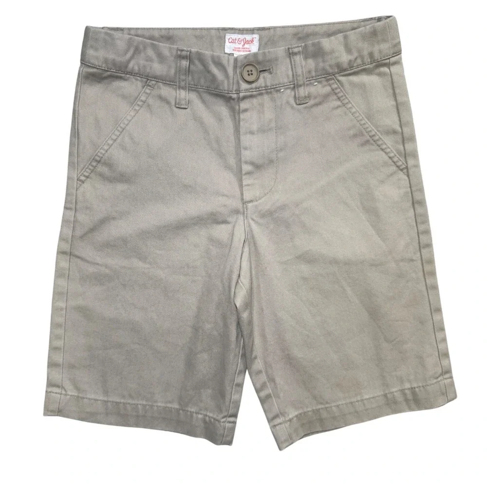 Boys Khaki Uniform Bundle Childrens Place Pants Cat & Jack Shorts Size 10